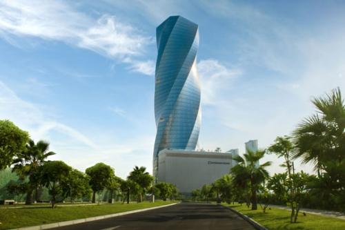 Thyssenkrupp, Bahreyn'deki ikonik United Tower'ı Asansör ve Yürüyen Merdiven ile donatıyor