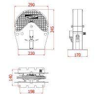 METROPLAST 250 MRL TRUCK TYPE SPEED REGULATOR