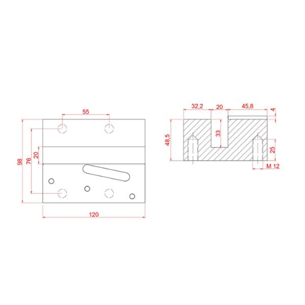 METROPLAST HD 3250 Uidirectional Instantaneous Safety Gear