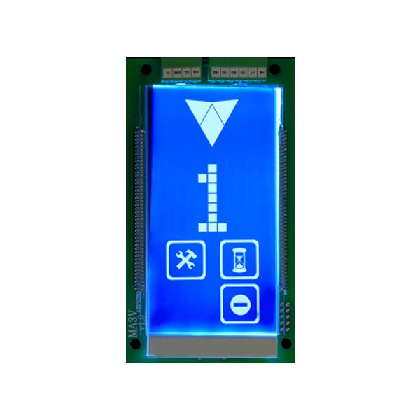 Aybey Elektronik Dikey Mavi Dot Matrix Lcd