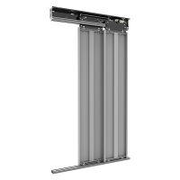 HÜRAS 2 PANEL RIGHT TELESCOPIC 1000 AUTOMATIC FLOOR DOOR