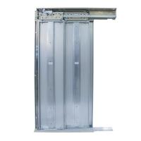 ÖZBEŞLER 2 PANEL LEFT TELESCOPIC 1300 AUTOMATIC FLOOR DOOR
