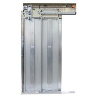 ÖZBEŞLER 2 PANEL LEFT TELESCOPIC 1700 AUTOMATIC CABIN DOOR