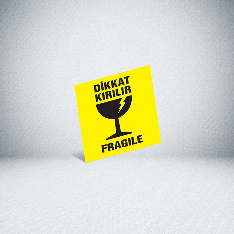 CAUTION FRAGILE LABEL