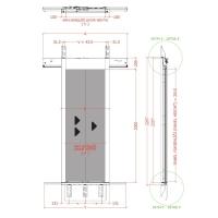 Yener-San Bereket Central 2 Panel 800 Landing Doors