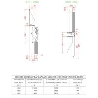 Yener-San Bereket Central 2 Panel 800 Landing Doors