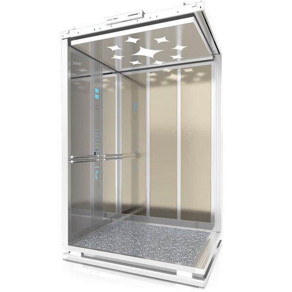 TEPE 25 DECORATIVE STAINLESS ELEVATOR CABIN