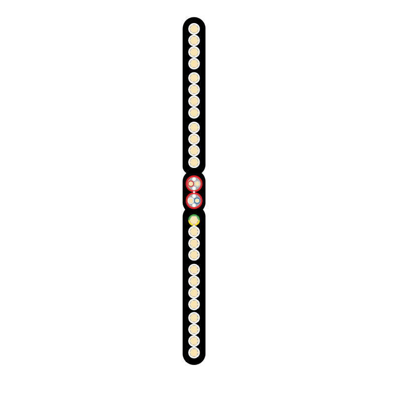 Draka 24G 0,75+2x(2x0,50) - Blendajlı Flexible Kablo