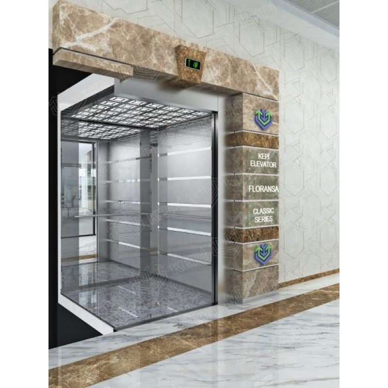 Kepi Elevator Floransa Glass Cabın